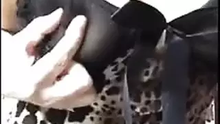 بيحضنها وهي بتلبس الستايل مصريه