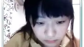 ذكر منفرد مع ديك كبيرة كومينغ على كاميرا ويب