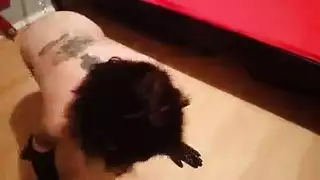 القط قرنية هو الحصول على لعوب معها ديك