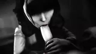 علاقة جنسية ثلاثية فوضوية تنتهي بالسائل المنوي