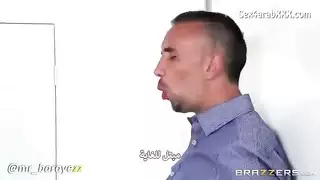 ثلاثي محموم: زوجة خائنة تتوق للسائل المنوي مع زوجها