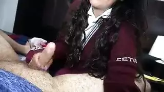 شرج في المكتب مع فتاة مراهقة المدير يستخدم سلطته للمتعة