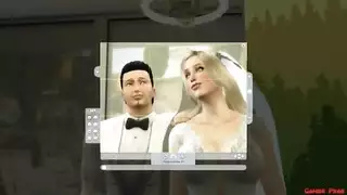 عاهرة في فستان زفاف تمارس الجنس مع المصور بينما الزوج المخدوع يشاهد